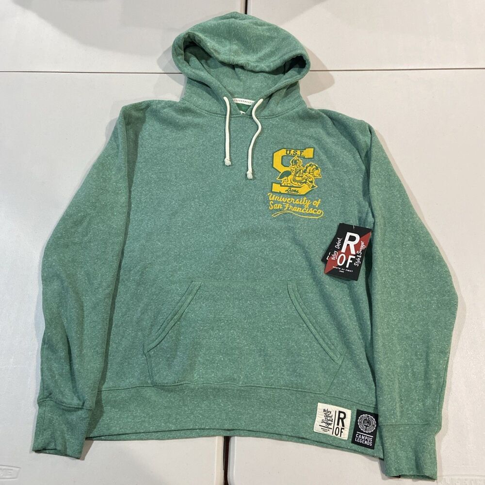 NWT Men’s Roots Of Fight Bill Russell Campus Legends USF Hoodie Large